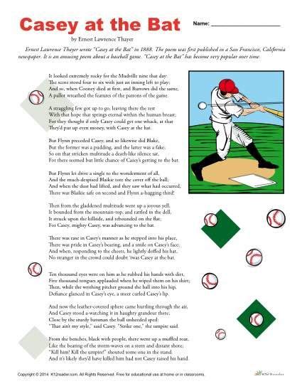  of Letters or Pattern. . Casey at the bat answer key commonlit